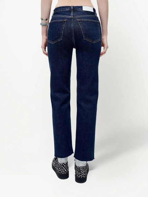 RE/DONE '70s Stove Pipe mid-rise jeans - Blue