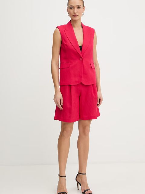 Twinset szorty damskie z lnem - zdjęcie produktu nr 1