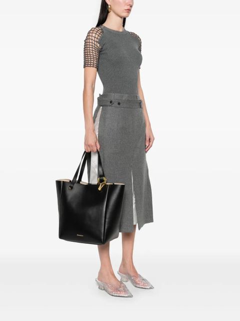JW Anderson The JWA Corner tote bag - Black