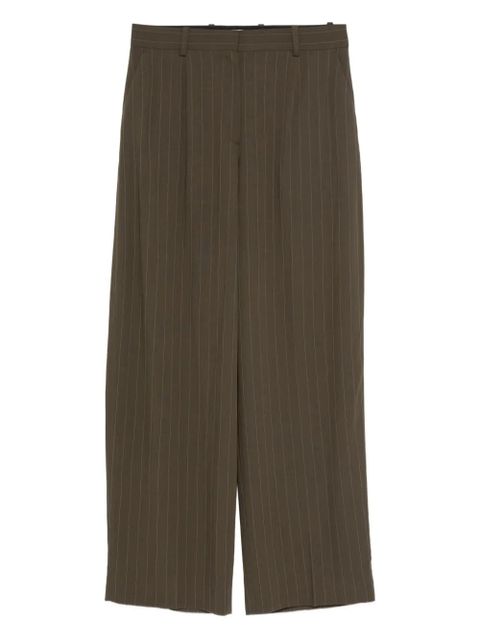 TOTEME pinstripe wide trousers - Brown - zdjęcie produktu nr 1