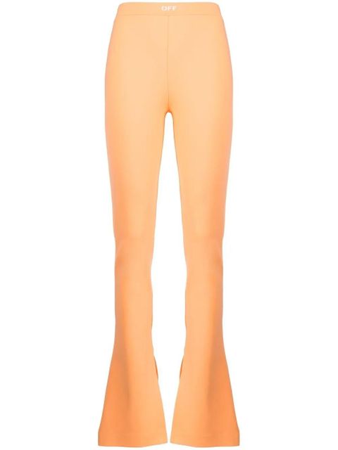 Off-White Sleek flared trousers - Orange - zdjęcie produktu nr 1