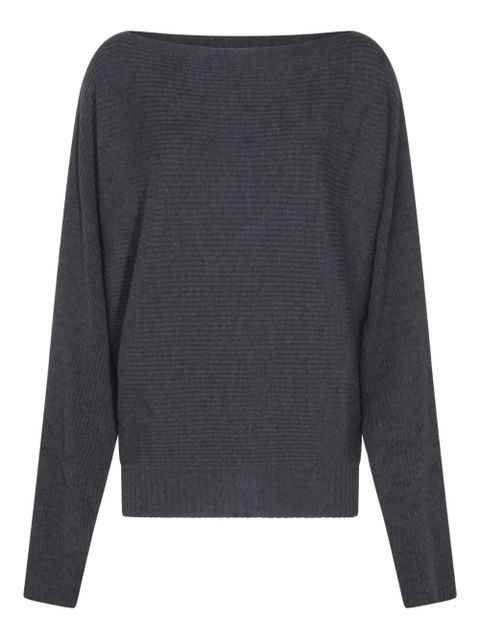 Aya Muse ribbed boat-neck sweater - Grey - zdjęcie produktu nr 1
