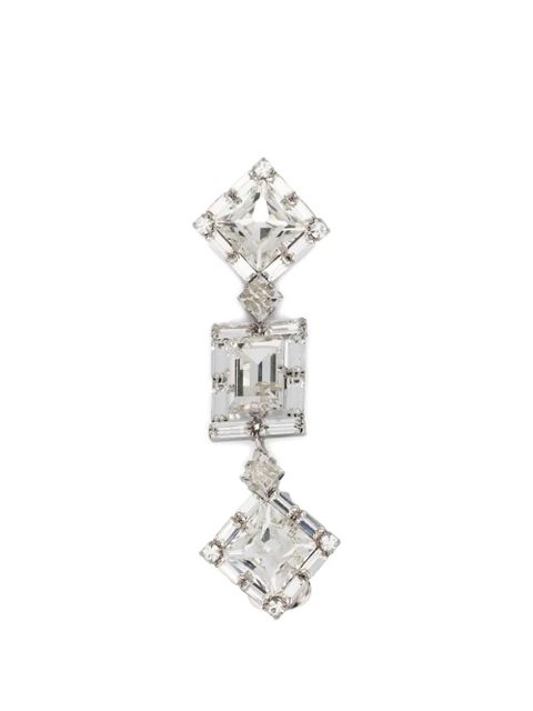 Alessandra Rich crystal drop earrings - Silver - zdjęcie produktu nr 1
