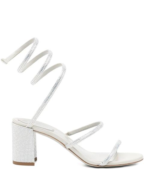 René Caovilla 80mm silver sandals - Metallic - zdjęcie produktu nr 1