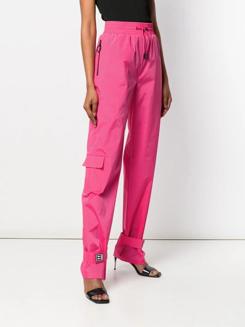 Off-White elasticated jogging pants - Pink