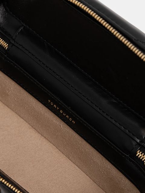 Tory Burch torebka skórzana Kira Diamond Quilt kolor czarny 178159-001