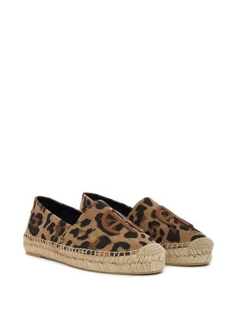 ANINE BING Paloma leopard-print espadrilles - Neutrals - zdjęcie produktu nr 2