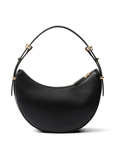 Prada Arqué leather shoulder bag - Black