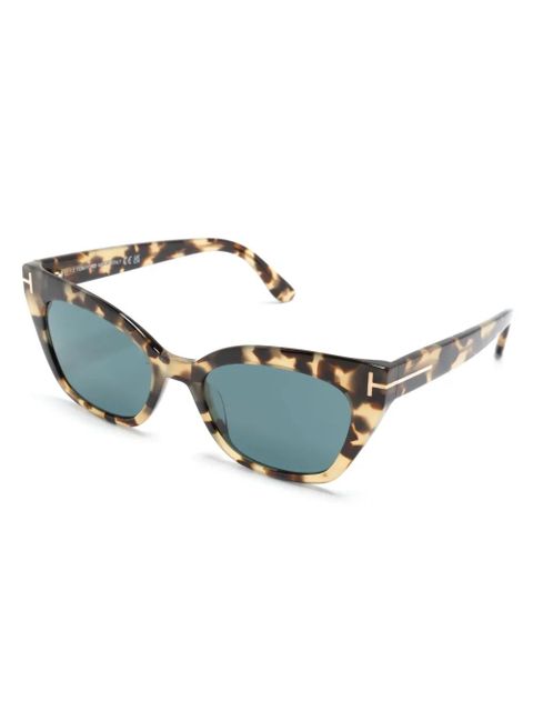 TOM FORD Eyewear cat-eye frame tortoiseshell sunglasses - Brown - zdjęcie produktu nr 2