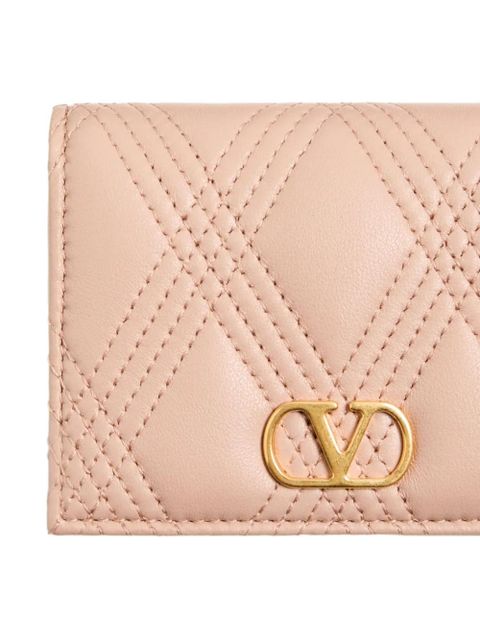 Valentino Garavani Quiltie 67 wallet - Pink