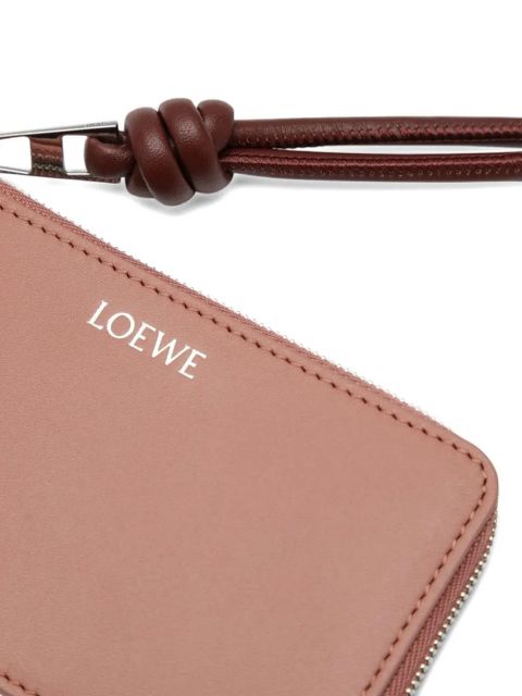 LOEWE Knot coin card-holder - Pink