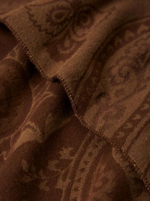 TWINSET paisley-pattern scarf - Brown - zdjęcie produktu nr 2