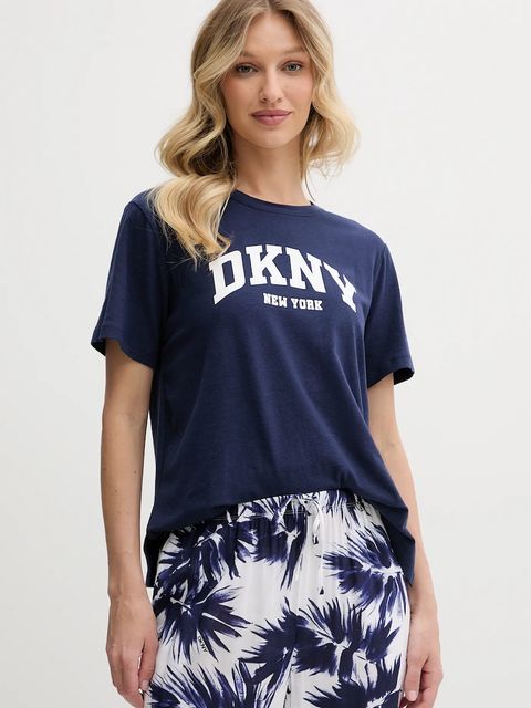 Dkny piżama damska kolor granatowy YI70052
