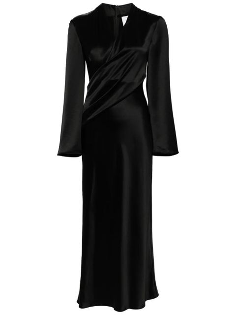 Acler Picadilly satin dress - Black - zdjęcie produktu nr 1