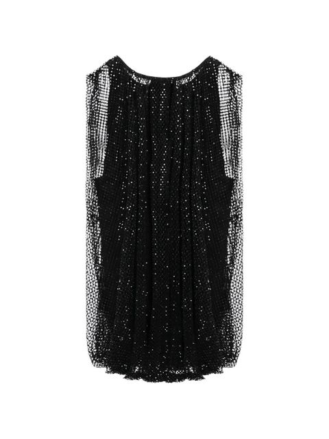 Sportmax Nodo crystal-embellished top - Black - zdjęcie produktu nr 2