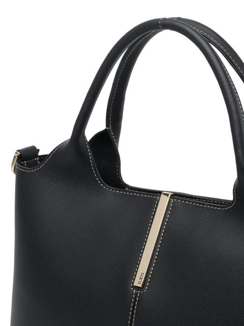 Tod's removable-strap leather tote bag - Black