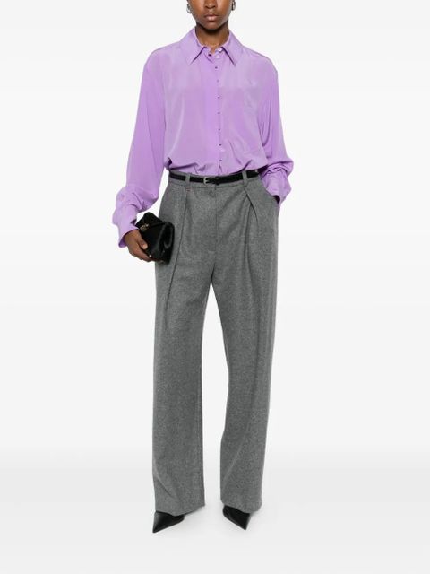 Victoria Beckham pleated trousers - Grey