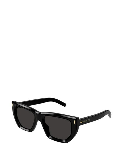 Gucci Eyewear geometric-frame sunglasses - Black - zdjęcie produktu nr 2