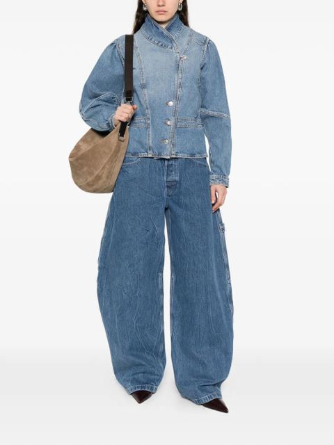 ISABEL MARANT Dolie cotton denim jacket - Blue - zdjęcie produktu nr 2