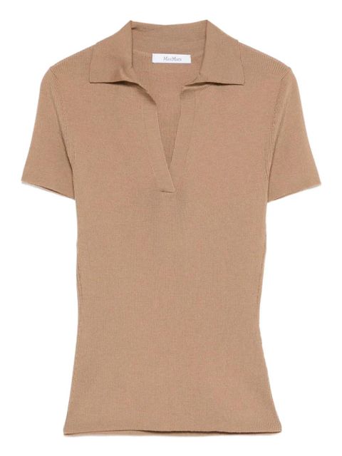 Max Mara V-neck top - Brown - zdjęcie produktu nr 1