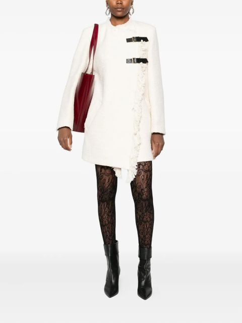 ISABEL MARANT Garmia fringed buckle-fastening coat - Neutrals - zdjęcie produktu nr 2