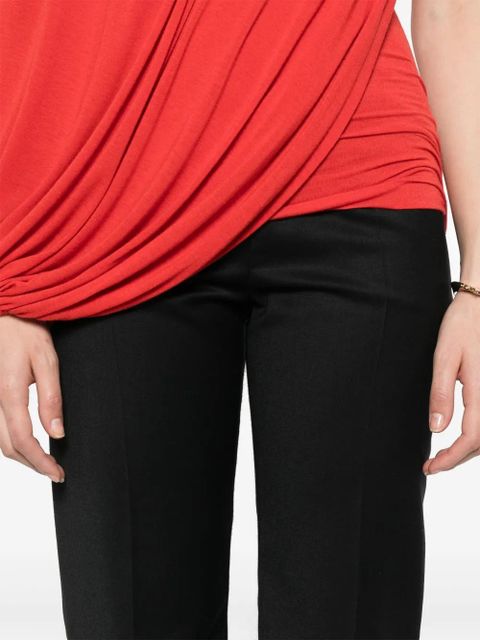 MANURÍ Tina wool trousers - Black