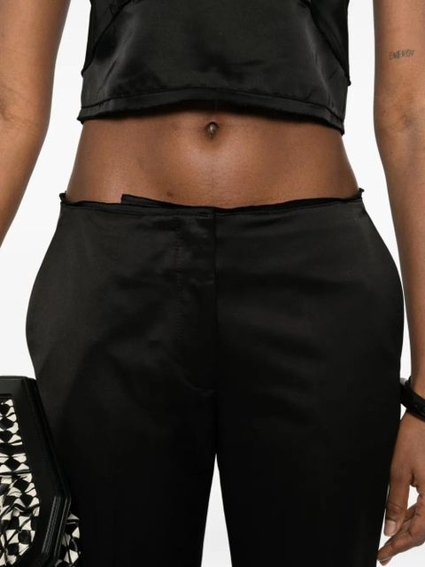 TOTEME kick flare trousers - Black