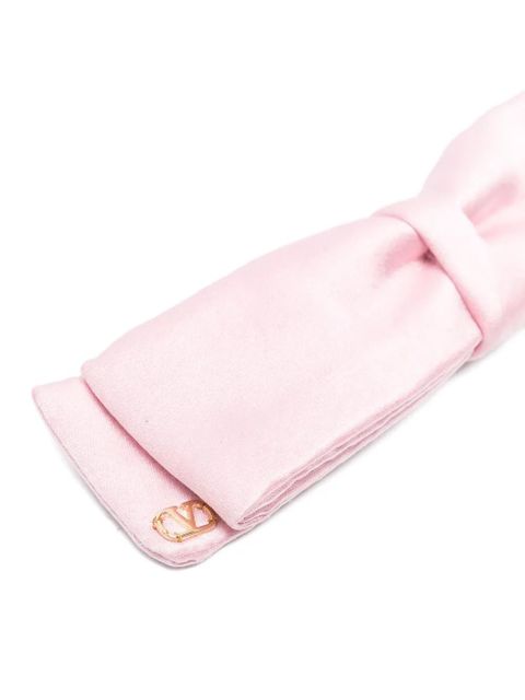 Valentino Garavani bow-shaped hair clip - Pink