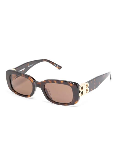 Balenciaga Eyewear rectangle-frame sunglasses - Brown - zdjęcie produktu nr 2
