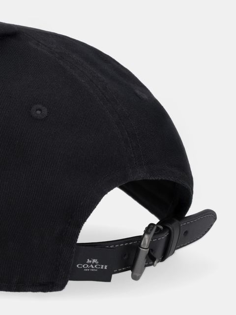 Coach czapka z daszkiem bawełniana