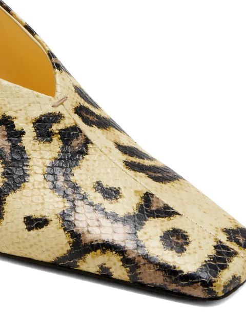 Proenza Schouler Trap animal-print pumps - Neutrals