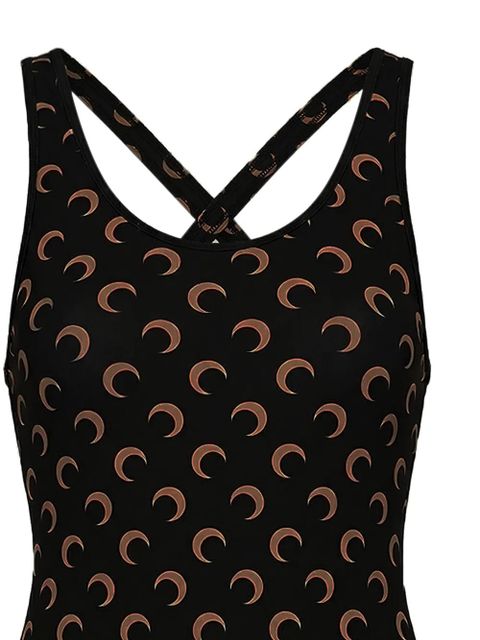 Marine Serre moon-print swimwear - Black - zdjęcie produktu nr 2