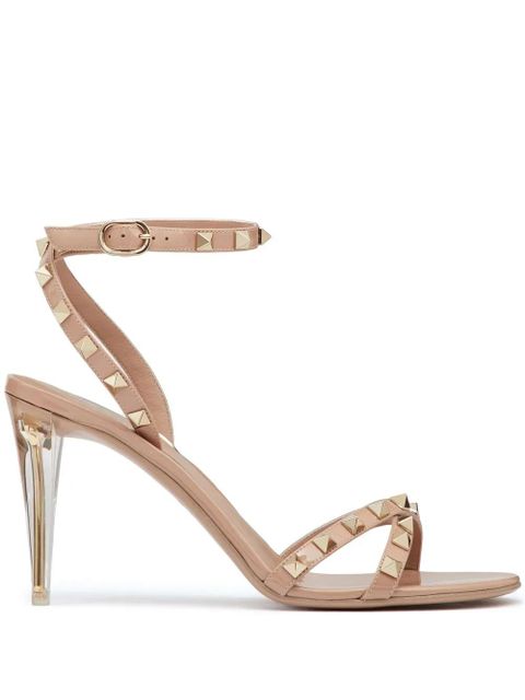 Valentino Garavani Rockstud open-toe sandals - Neutrals - zdjęcie produktu nr 1
