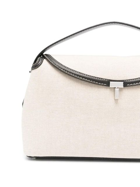 TOTEME T-Lock top handle bag - Neutrals
