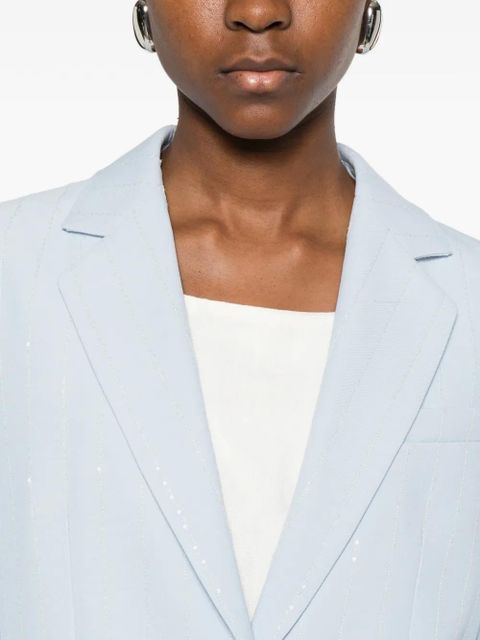 SANDRO striped blazer - Blue