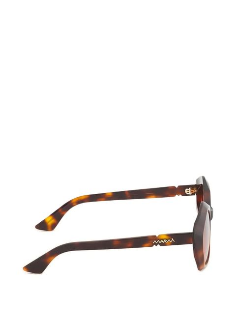 Marni Eluvi hexagonal sunglasses - Brown