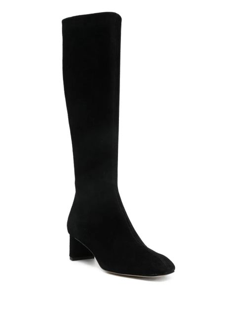Aeyde 45mm suede boots - Black