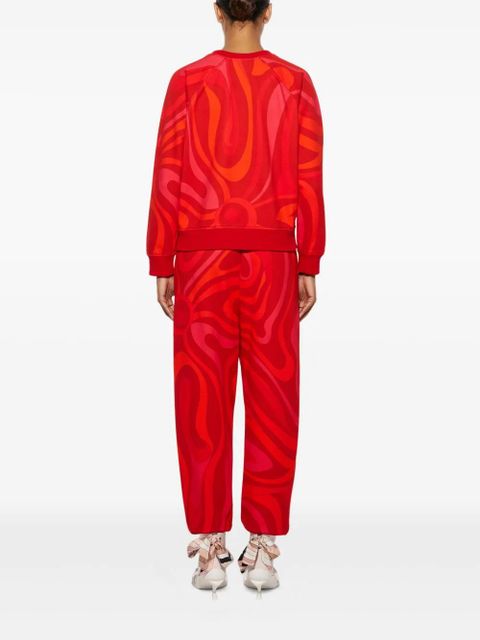 PUCCI Marmo-print sweatshirt - Red - zdjęcie produktu nr 2