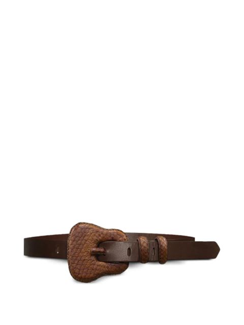 Johanna Ortiz Traditions textured belt - Brown - zdjęcie produktu nr 1