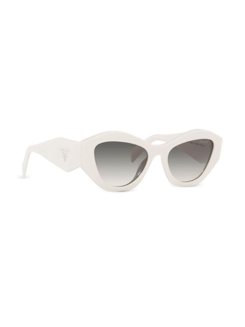 Prada Eyewear curved cat-eye frame sunglasses - White - zdjęcie produktu nr 2