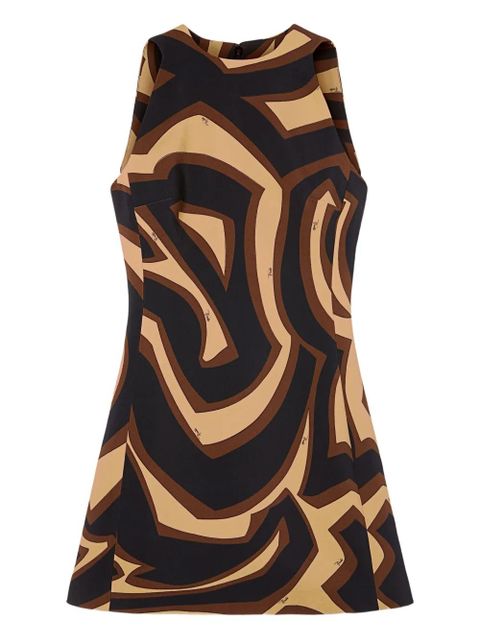 PUCCI abstract-print A-line dress - Black - zdjęcie produktu nr 1