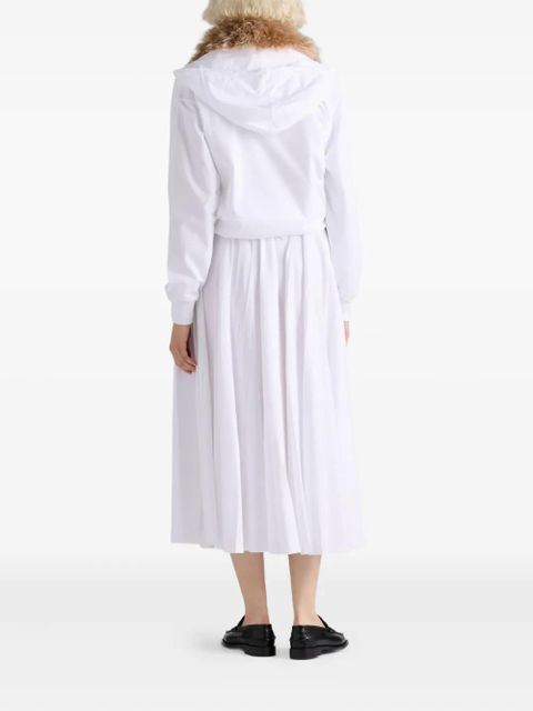 Prada Re-Nylon pleated skirt - White