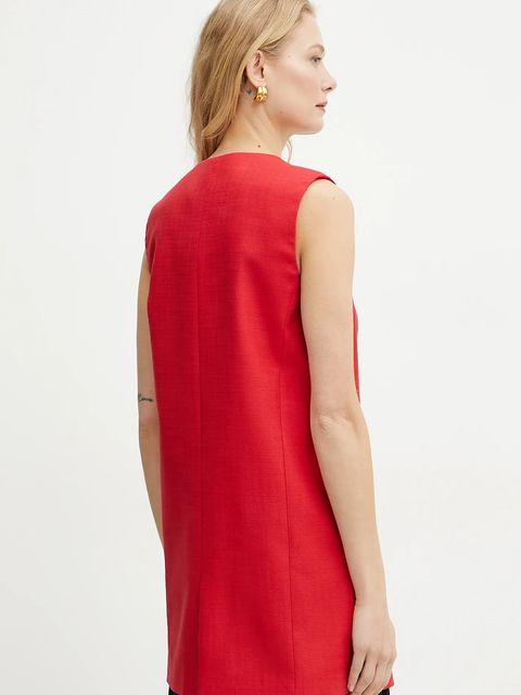 Simona Corsellini marynarka kolor czerwony jednorzędowa P25CPGL001