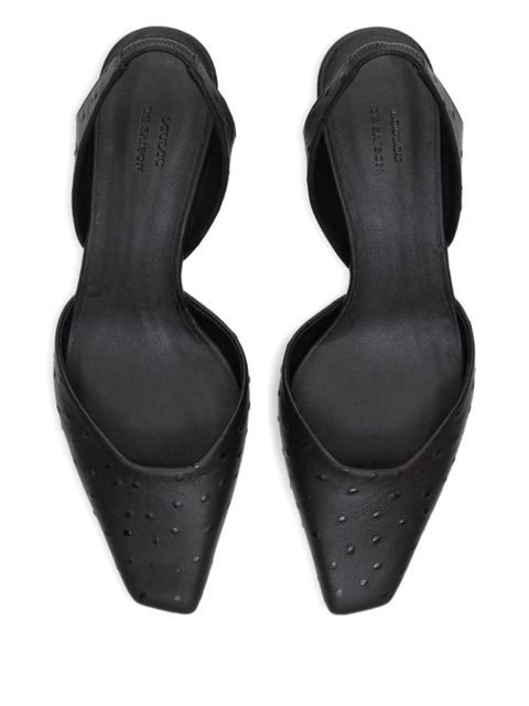 LouLou de Saison Sully square-toe pumps - Black