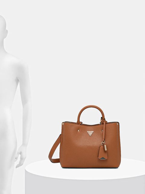 Guess torebka MERIDIAN kolor brązowy HWBG69 74060