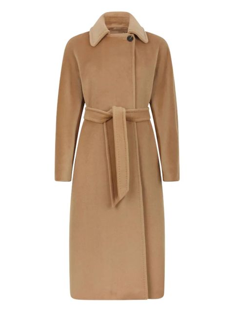 Max Mara belted collared coat - Brown - zdjęcie produktu nr 1