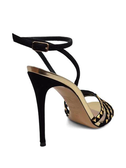 Casadei studded strappy sandals - Black