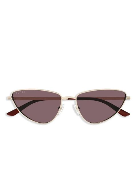 Gucci Eyewear cat-eye sunglasses - Gold - zdjęcie produktu nr 1