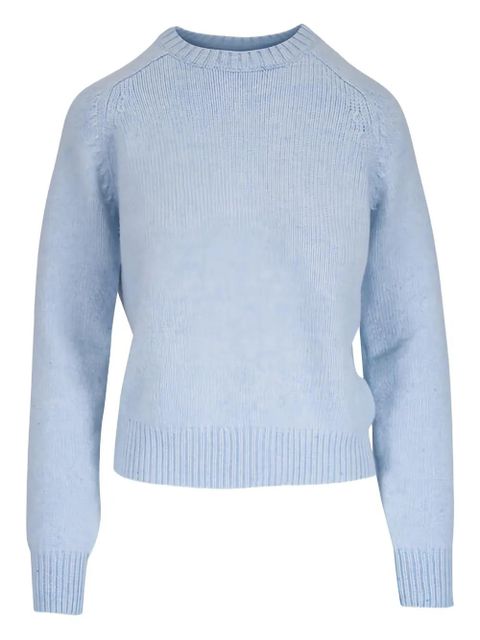 KHAITE Nera ribbed crew-neck top - Blue - zdjęcie produktu nr 1