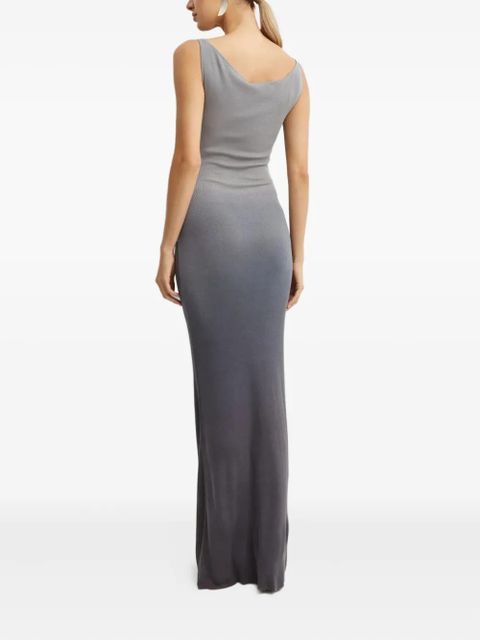 Aya Muse Hali gradient-effect dress - Grey